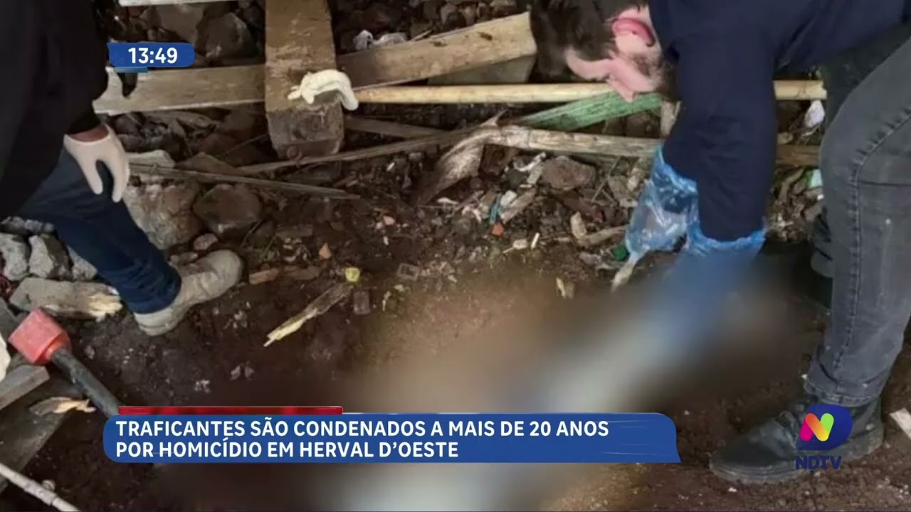 Dupla é condenada a mais de 20 anos por homicídio em Herval d’Oeste