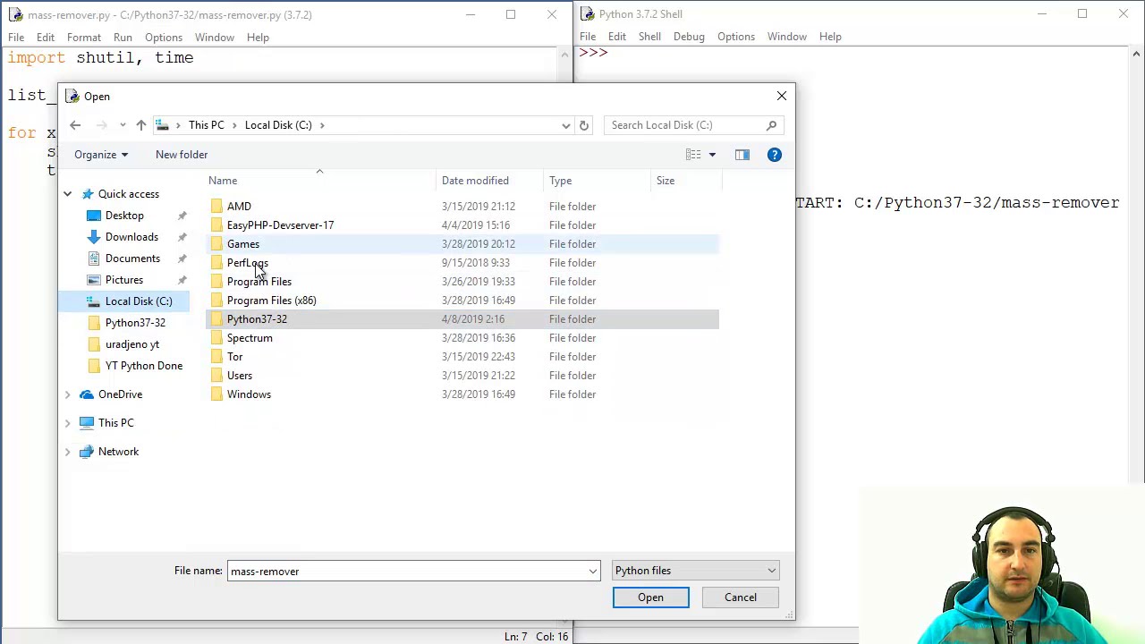 How To Remove Multiple Folders with Content - Python #webdevpro - YouTube How To Remove Multiple Folders With Content - Python #Webdevpro - Youtube