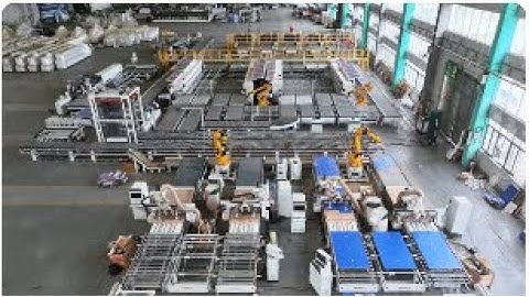 HUAHUA Exported  Industry 4.0 Automation LineNesting/ edge banding machine/CNC drilling machine line