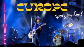 Open Your Heart | EUROPE | Live | HDR | With Lyric | @gronalundstivoli Stockholm ?? 22-9-22