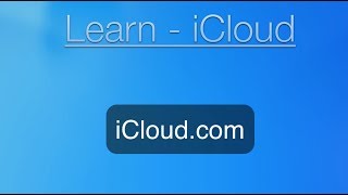 iCloud Tutorial: iCloud.com website.