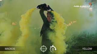 Цветной дым жёлтый MA0509 Yellow