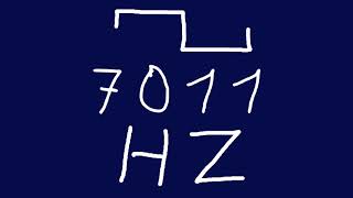 7011 hz square