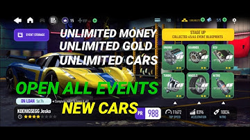 NFS NO LIMITS Unlock All Cars THUNDERSTORM Event