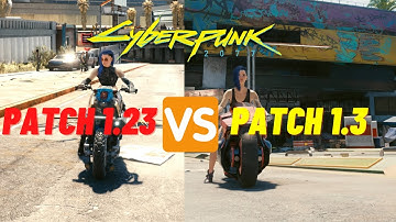 Cyberpunk 2077 Patch 1.23 VS 1.3 (DLSS Quality & Performance) Comparison