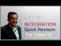 ❖INTEGRATION All Formulas Quick Revision For Class 12th Maths with Tricks and Basics NCERT SOLUTIONS