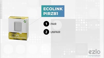 How to Pair an Ecolink PIRZB1-ECO Motion Sensor with Ezlo hubs