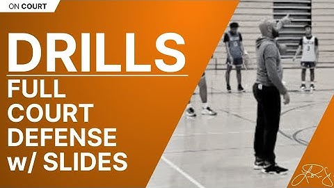 Full Court Defensive Conditioning Drill (w/ Slides & Back Pedal)