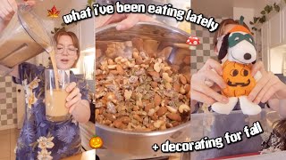 What I've been eating 🎃🥘 fall foods & decorating 🍄 vegan 🌱 by emily ewing 21,621 views 6 months ago 26 minutes