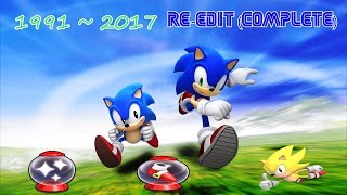 Sonic's Series: Invincibility/Power Sneakers/Super Sonic {Jingles} 1991~2017 (RE-Edit Complete)