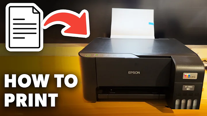 How to Print from Epson EcoTank (ET 2860, 2400, 2870, 2700)