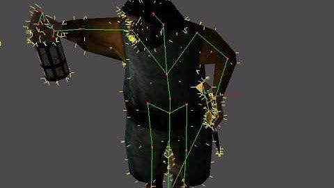 Bob with Lamp MD5 model with Animation