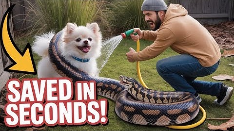 🐍 Python Attacks Small Dog — Owner’s Brave Reaction Caught on Camera! 😱🔥