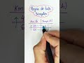 Erro muito comum na regra de três simples. #matematica #aula #regradetres