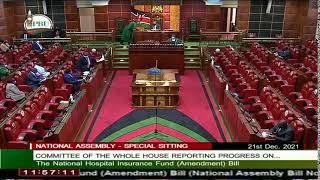SPECIAL SITTING NATIONAL ASSEMBLY PROCEEDINGS  21ST DECEMBER 2021 MORNING SESSION