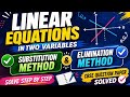 CBSE Board Maths Most Important Questions | Elimination Method Easy Trick