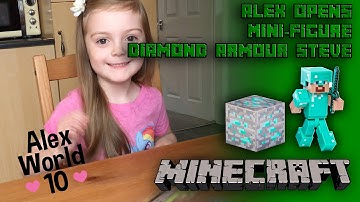 Minecraft Diamond Armour Steve Opening + Review