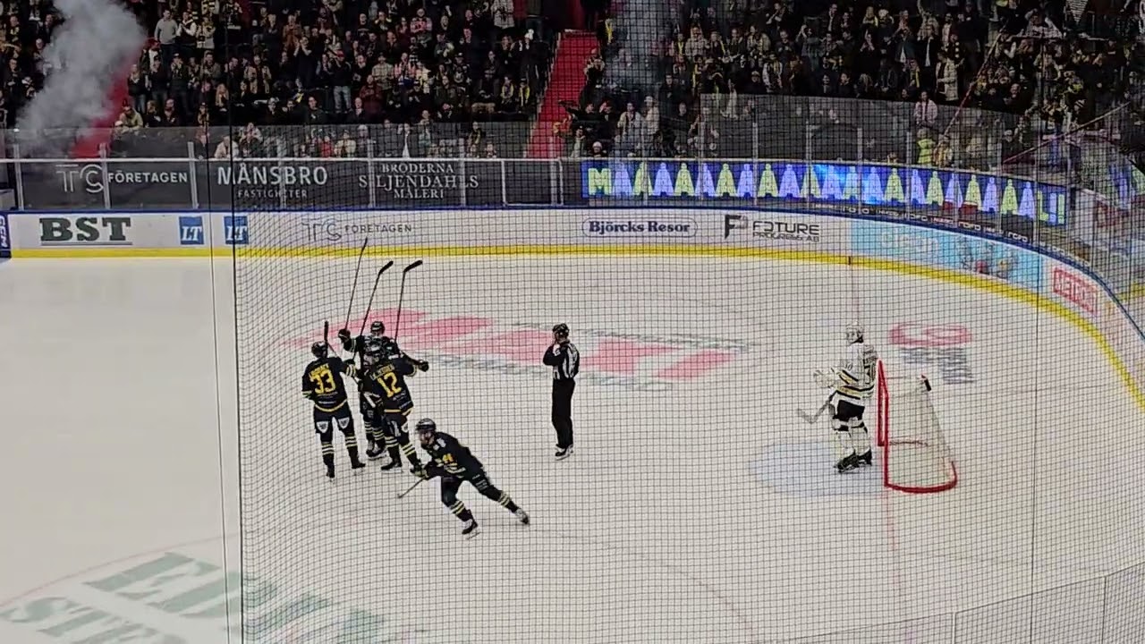 Snapsvisan och Niklas Arells 1-0 mål | Södertälje SK - AIK 2025-10-24