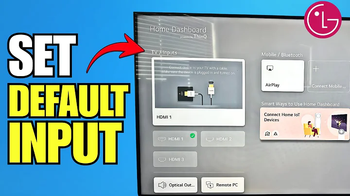 How To Set Default HDMI Input Mode on LG Smart TV