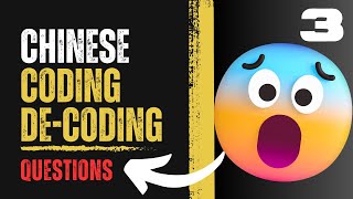 Chinese Coding Decoding Reasoning Tricks Lecture 3