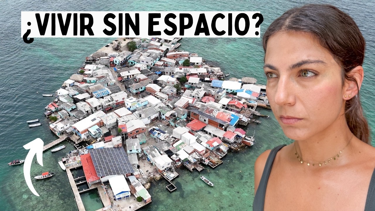 🤯Así es vivir en la ISLA MÁS POBLADA del mundo [COLOMBIA] - ISLOTE DE SANTA CRUZ