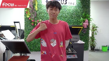 Focusinc industry DTF printer Nebula-35F PET film heat transfer printer for all fabric materials