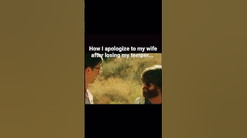 Apologizing after the fight | #relationship #sorry #shorts | Hangover |