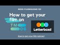 How to add your film to letterboxd