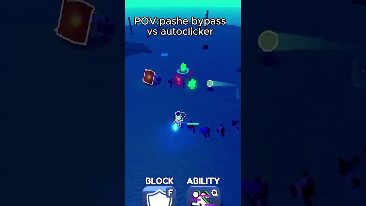 POV: Auto clicker VS Human speed. - #BladeBall #roblox #dingus