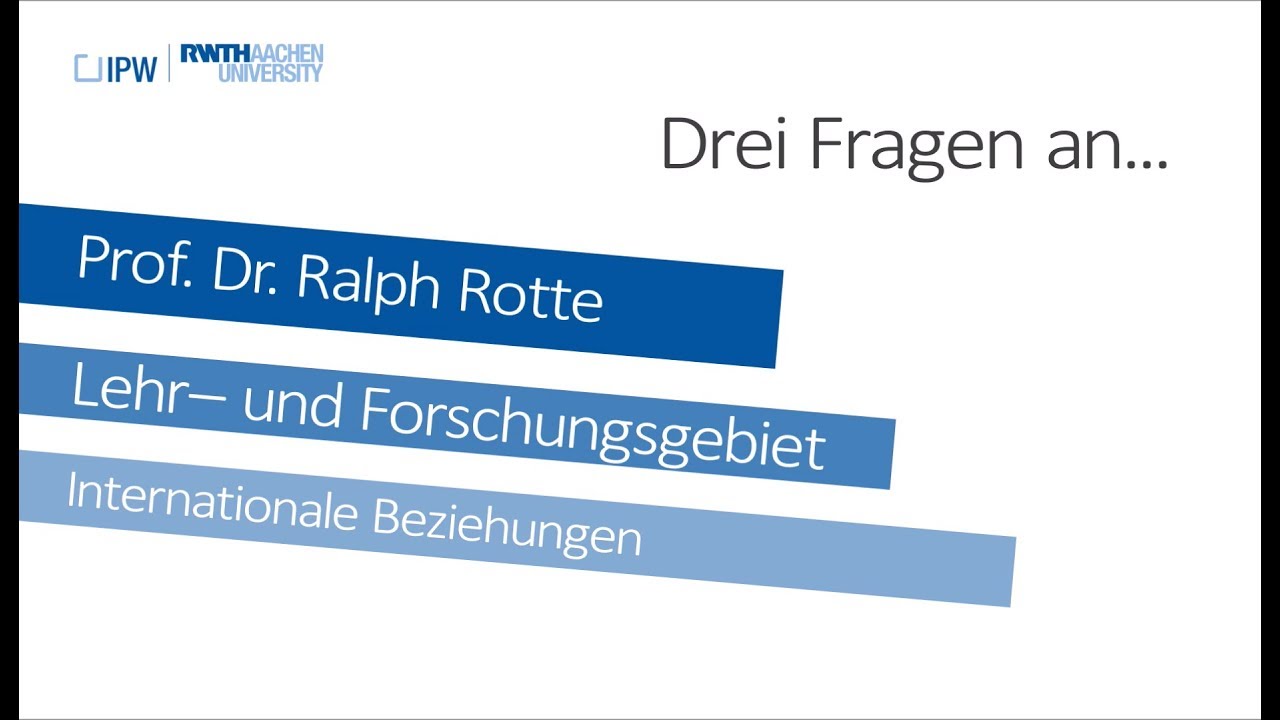 Dr Rotte Drei Fragen an Prof. Dr. Rotte - YouTube