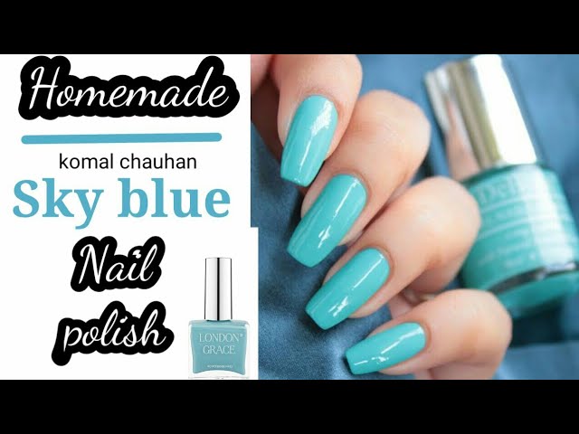 Take the Lead | Sky blue nail polish, Blue nail polish, Sky blue nails