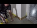 How to mask skirting boards with a 3m handmasker ready to spray with airless or hvlp