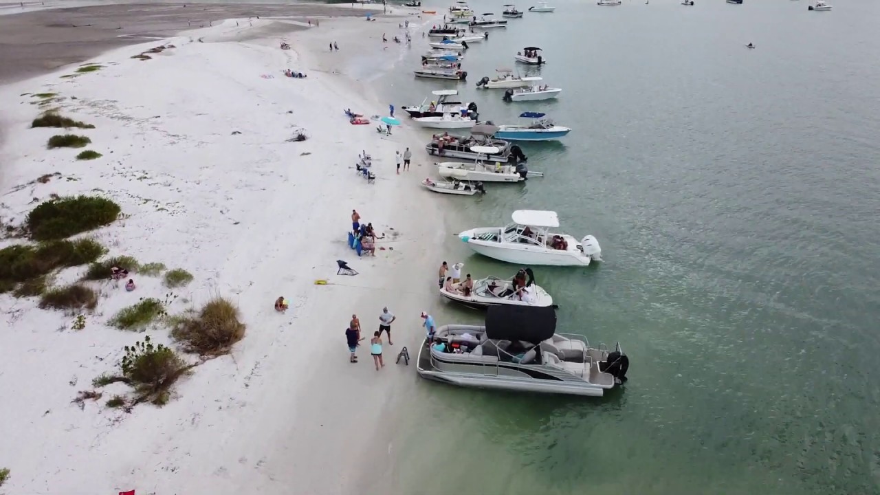 Flying Over Big Hickory Island and New pass YouTube