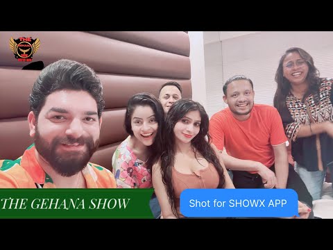 THE GEHANA SHOW |SIMRAN KAPOOR | SANJAY | SHOWX APP SHOOT | PACKUP | FUN | MASTI | ULLU APP | Ott