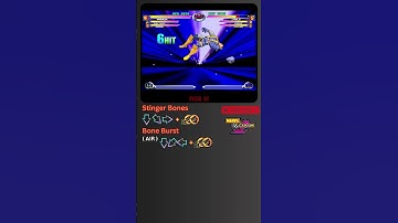 MvC2 - Marrow - Move List