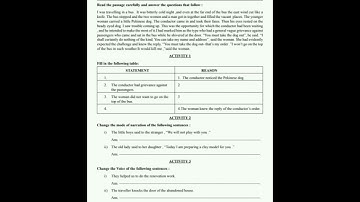 class 9th model activity task part-1 English wbbse hindi medium English paper solved