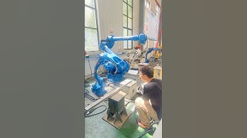 Are you satisfied with the accuracy of this Yaskawa robot? #roboticarms #industrialmachinery#YASKAWA