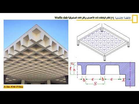 شرح نظام البلاطة الصندوقية waffle slab كورس بناء المهندس المدني 44 mp3