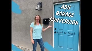 How I converted another garage to an ADU!