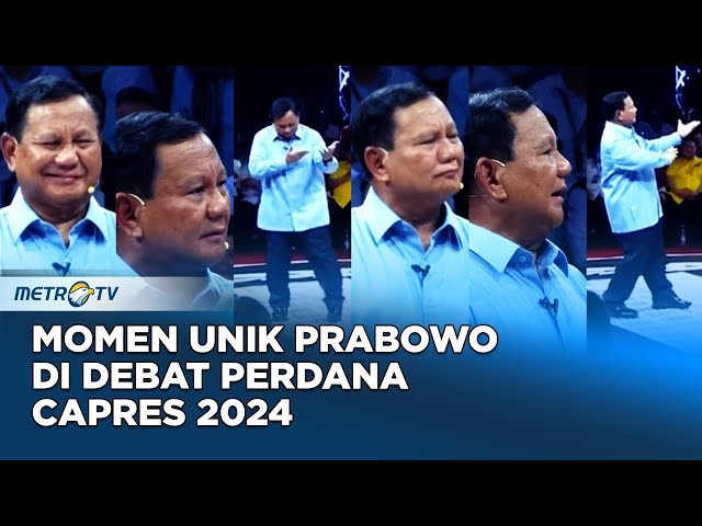 Tunggu Dulu, Aku Mau Jawab! Momen Unik Prabowo di Debat Perdana Capres 2024 class=