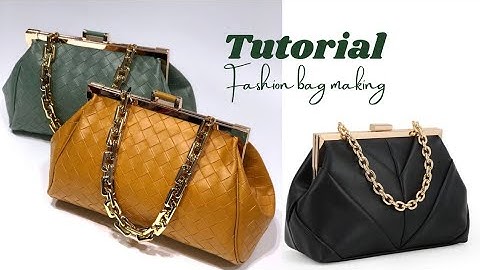 Bag making tutorial | watch how I made this beautiful frame bag