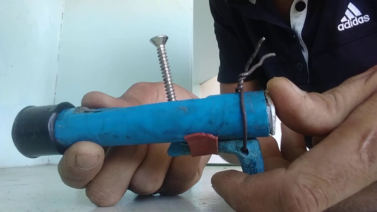 Homemade PVC hammer/trigger for Airgun (Easy to set up) - YouTube