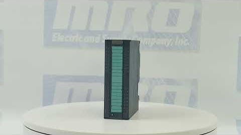 SIEMENS 6ES7321-1BL00-0AA0 MRO ELECTRIC PRODUCT VIDEO