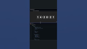 "Animated Digital Clock in Real-Time ⏰ | HTML CSS JS #Shorts"