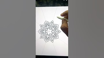 🖌️ Digital Art: Creating a Mandala Design | Infinite Painter 🎨