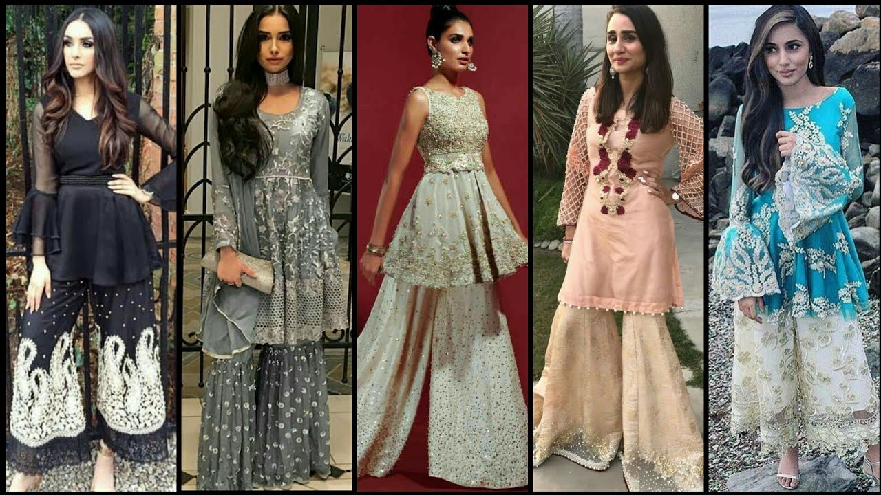 sharara and frock