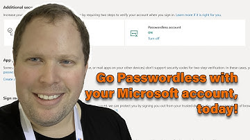 VLOG #109 - Go passwordless with your Microsoft account, today!