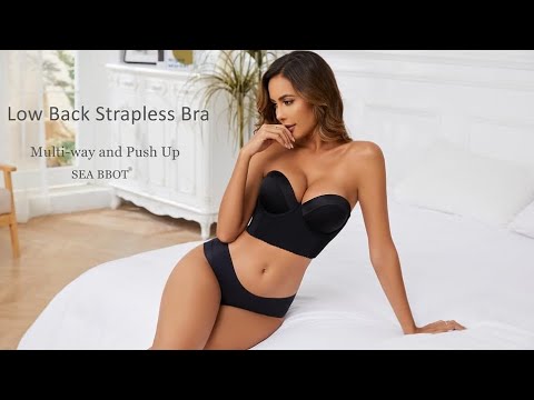 Strapless Bra Push Up Bra Longline Multi-Way: The Ultimate Companion for Every Occasion #fashion