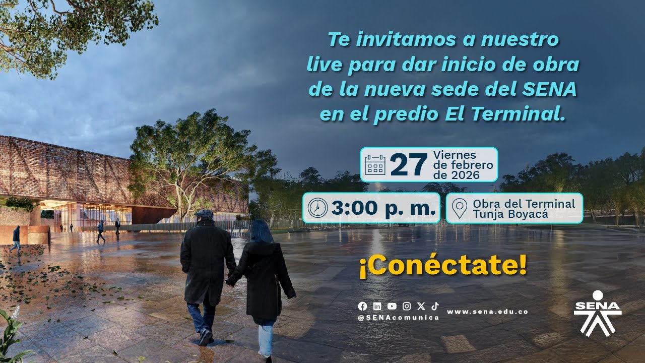 Inicio de obra de la nueva sede del SENA en Tunja.
