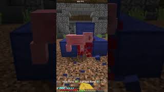 Insane 3v1 bed break! #minecraft #bedwars #hypixelbedwars #bedwarshighlights #minecraftvideos